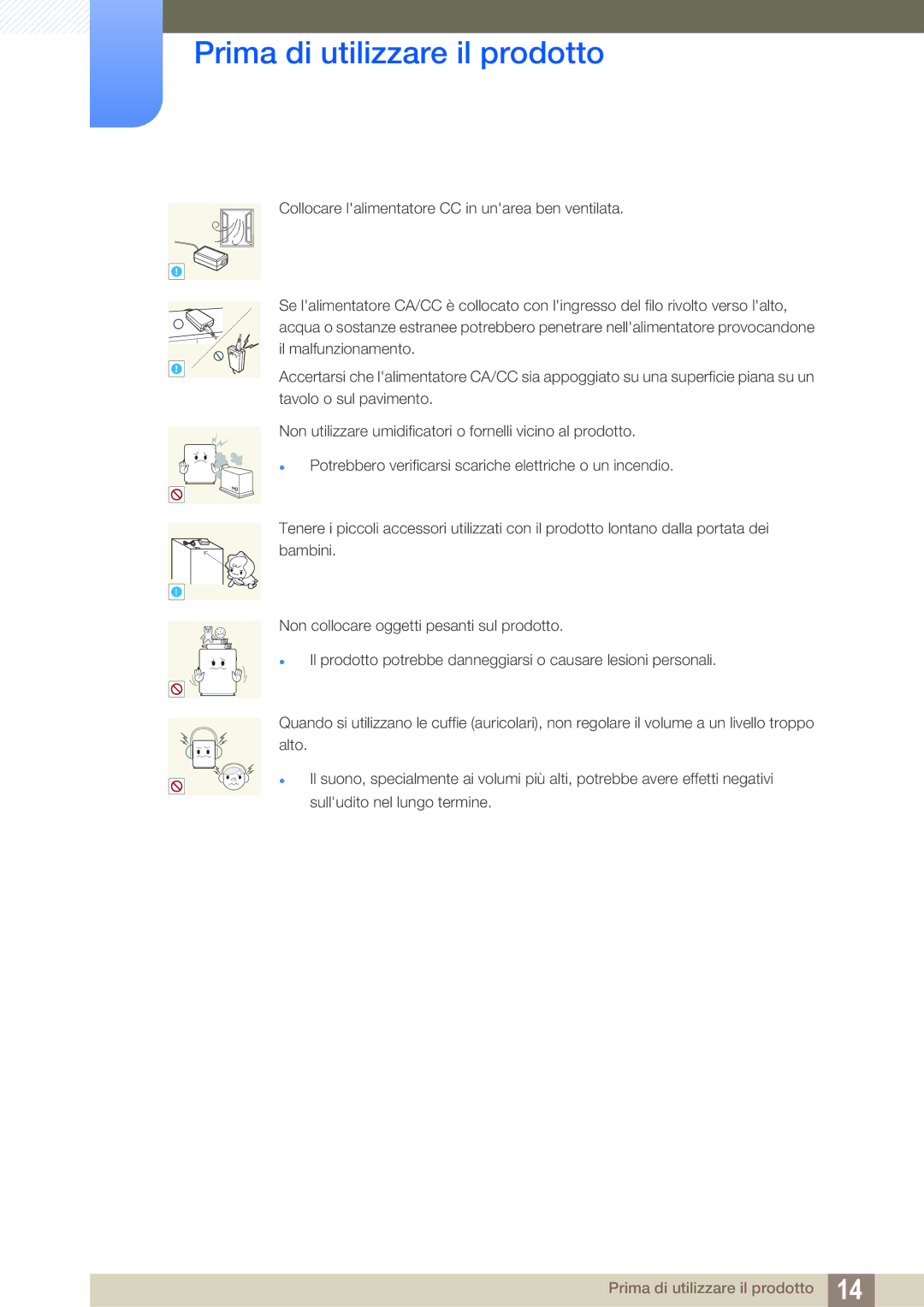 Samsung LF00FNXPFBZXEN manual Prima di utilizzare il prodotto 