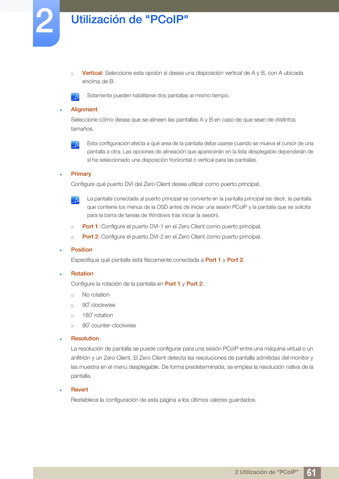 Samsung LF00FNXPFBZXEN manual  Alignment,  Primary,  Position,  Rotation,  Resolution,  Revert 