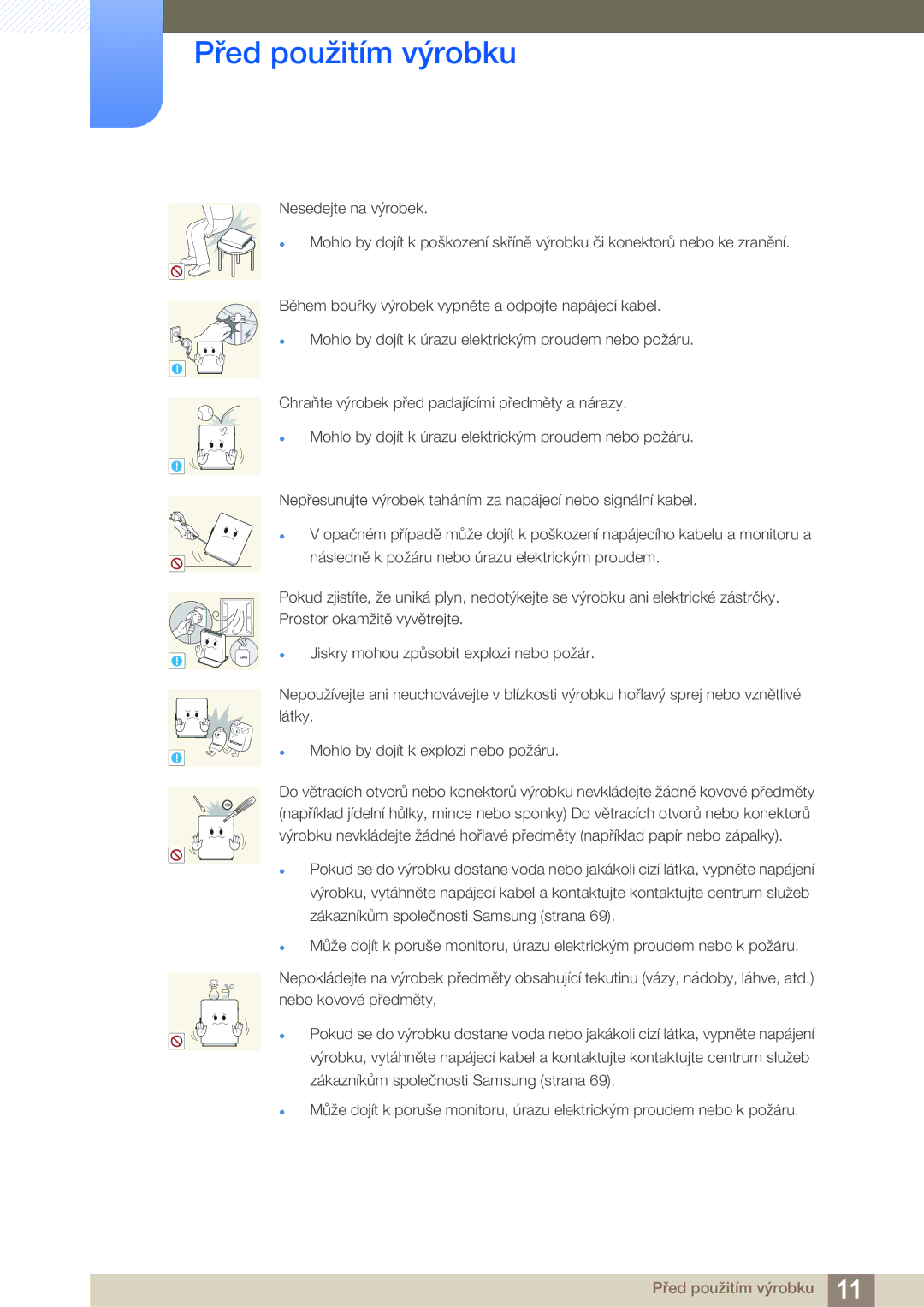 Samsung LF00FNXPFBZXEN manual Před použitím výrobku 