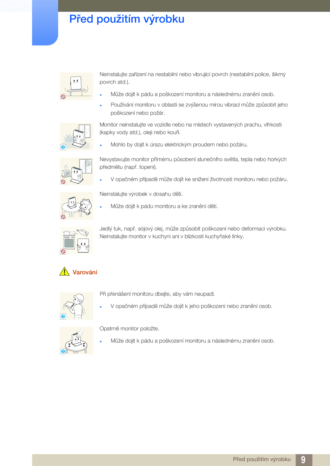 Samsung LF00FNXPFBZXEN manual Před použitím výrobku 