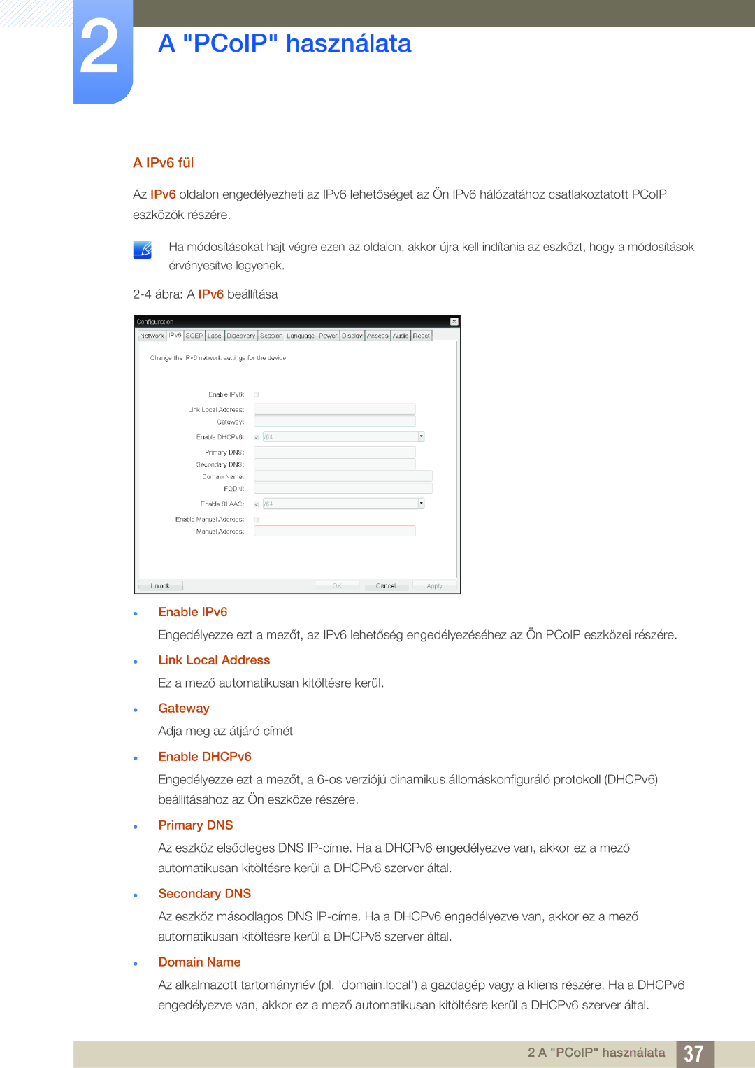 Samsung LF00FNXPFBZXEN manual IPv6 fül 