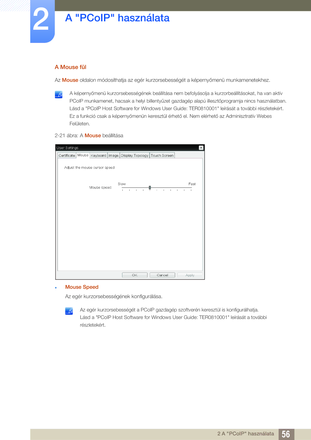 Samsung LF00FNXPFBZXEN manual Mouse fül,  Mouse Speed 