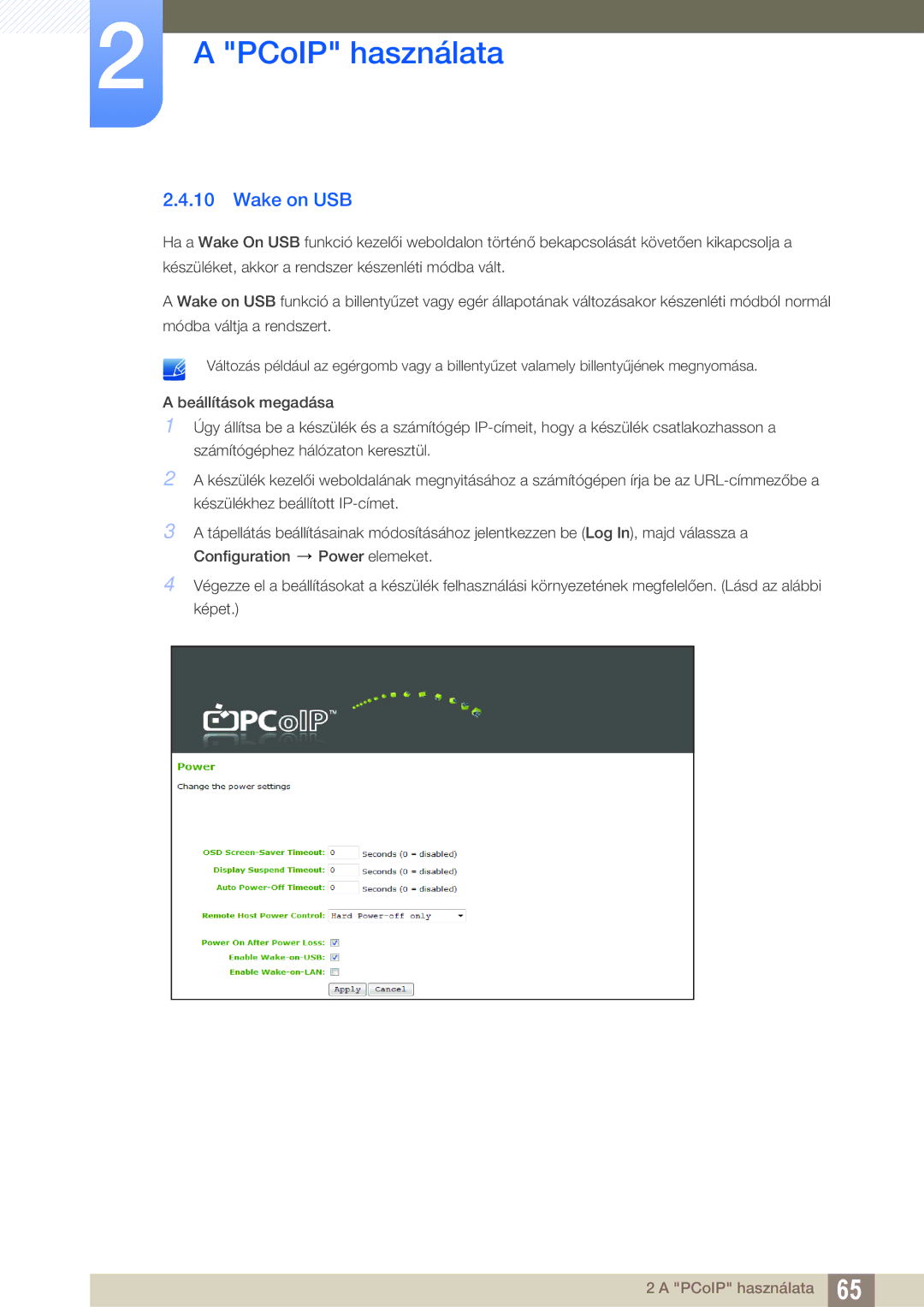 Samsung LF00FNXPFBZXEN manual Wake on USB 