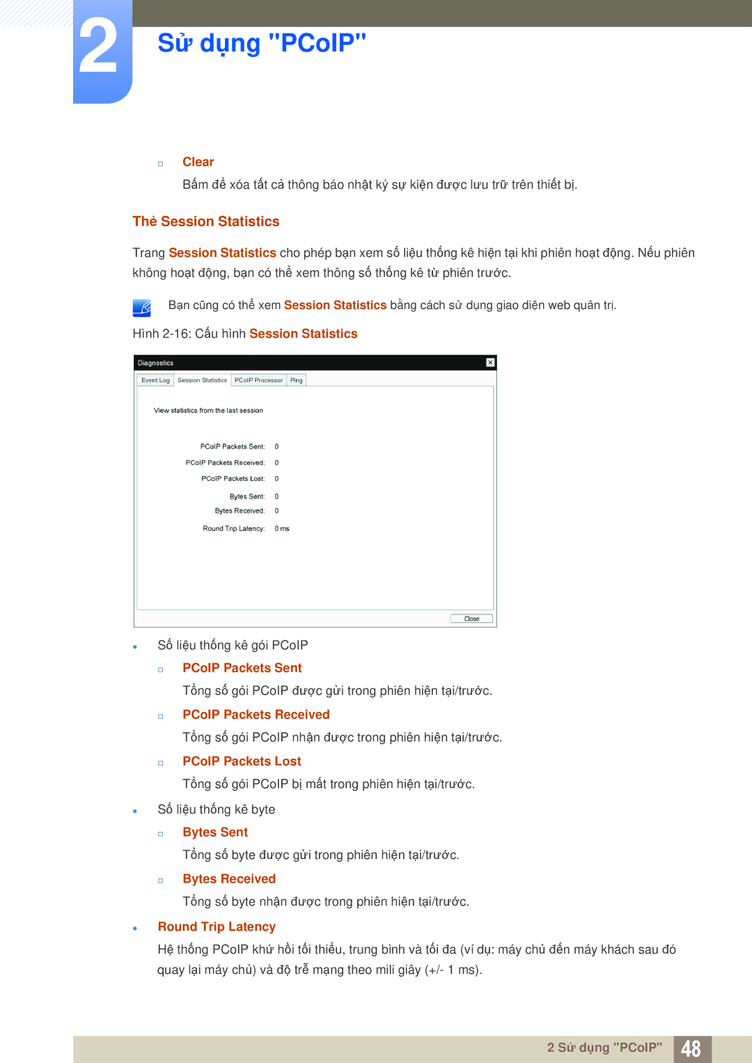 Samsung LF00FNXPFBZXXV, LF-NXN2N/XY manual Thẻ Session Statistics 