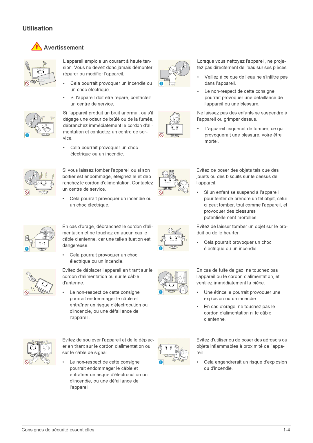 Samsung LF18TUSLB3/EN, LF18TUSLBL/EN manual Utilisation 