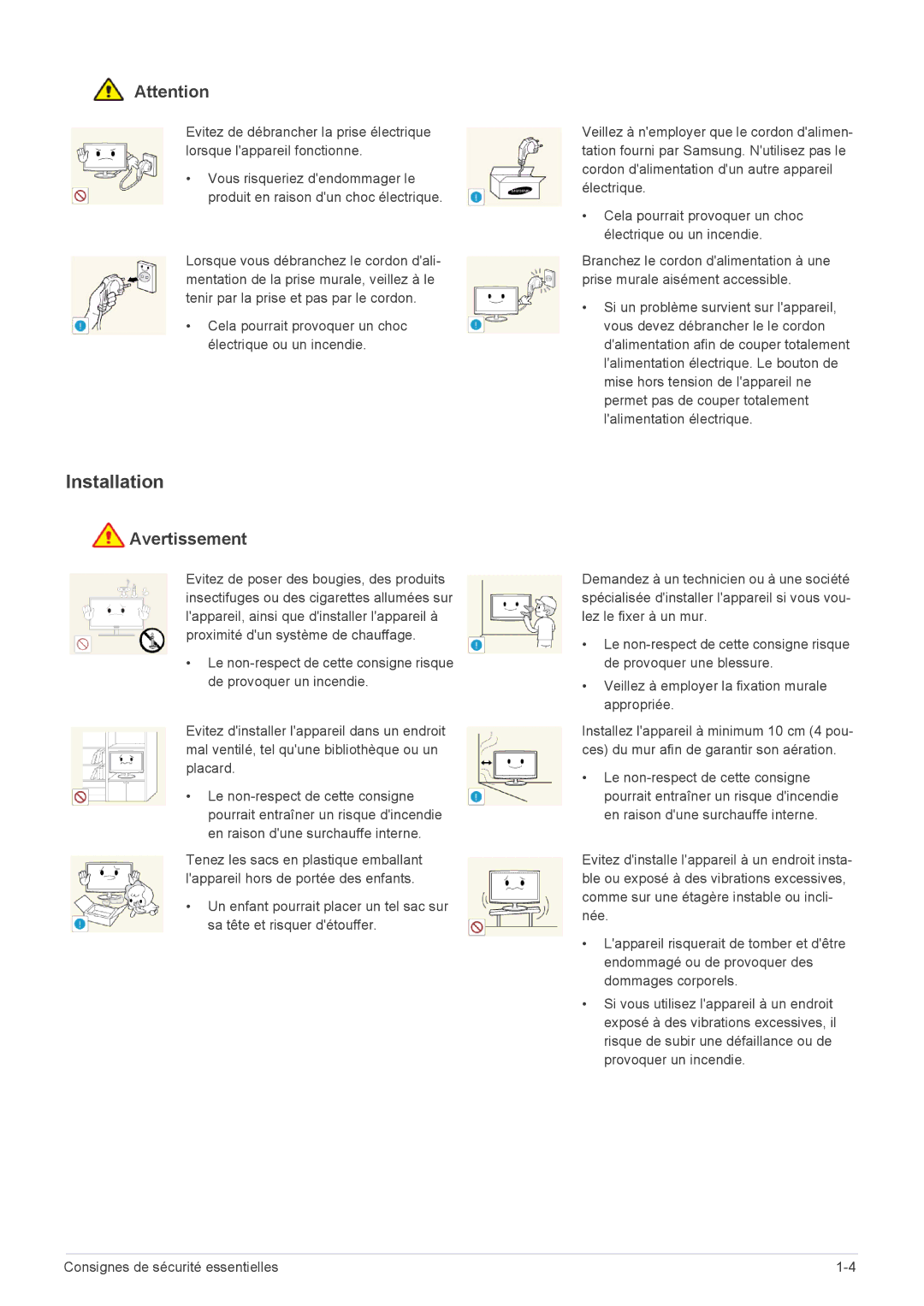 Samsung LF18TUSLB3/EN, LF18TUSLBL/EN manual Installation 