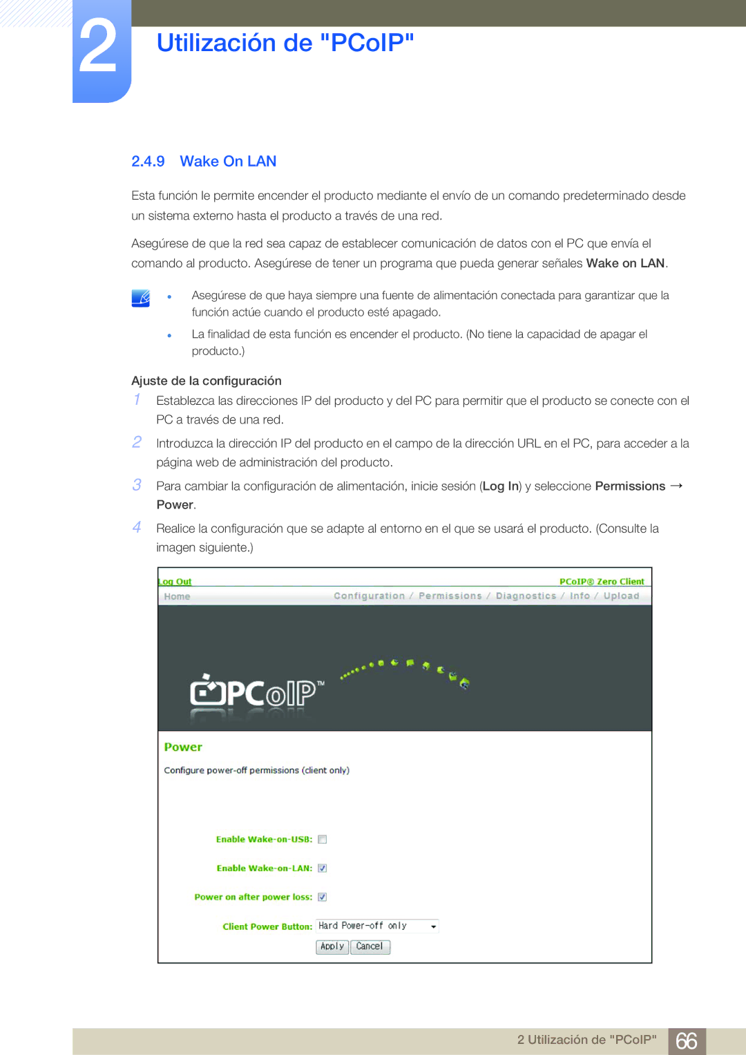 Samsung LF19NEBHBNM/EN, LF24NEBHBNM/EN, LF24FN1PFBZXEN manual Wake On LAN 