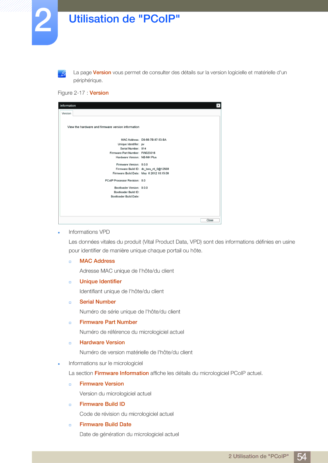 Samsung LF24NEBHBNM/EN † MAC Address, † Unique Identifier, † Serial Number, † Firmware Part Number, † Hardware Version 