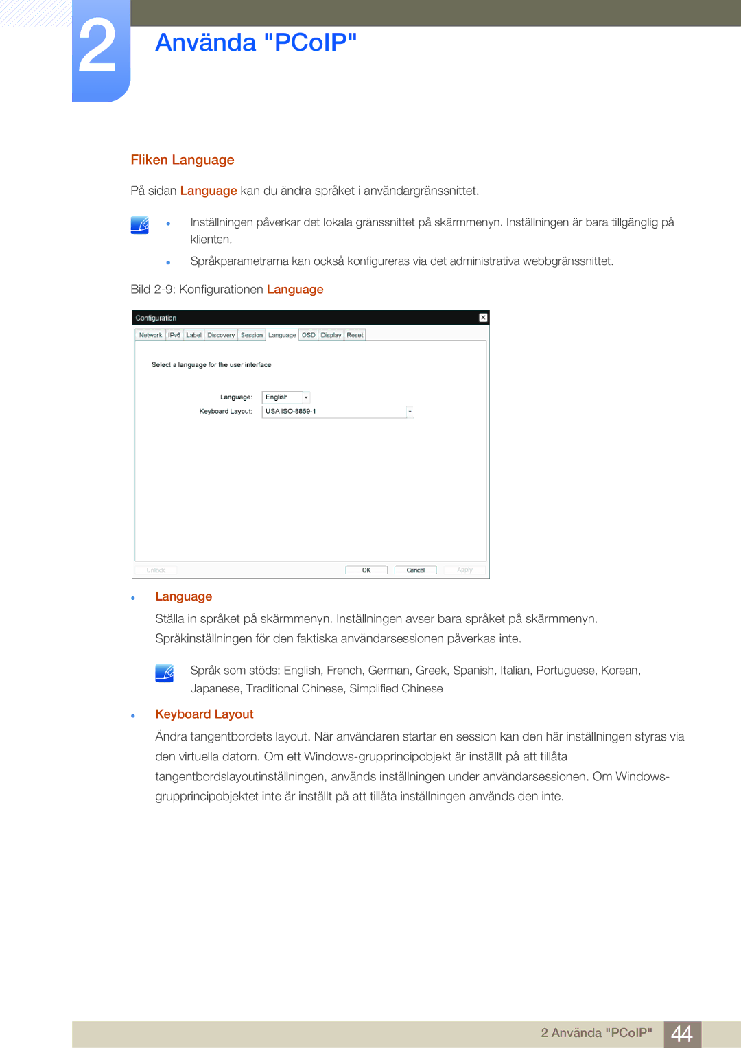 Samsung LF19NEBHBNM/EN, LF24NEBHBNU/EN, LF24NEBHBNM/EN, LF24FN1PFBZXEN manual Fliken Language, Keyboard Layout 