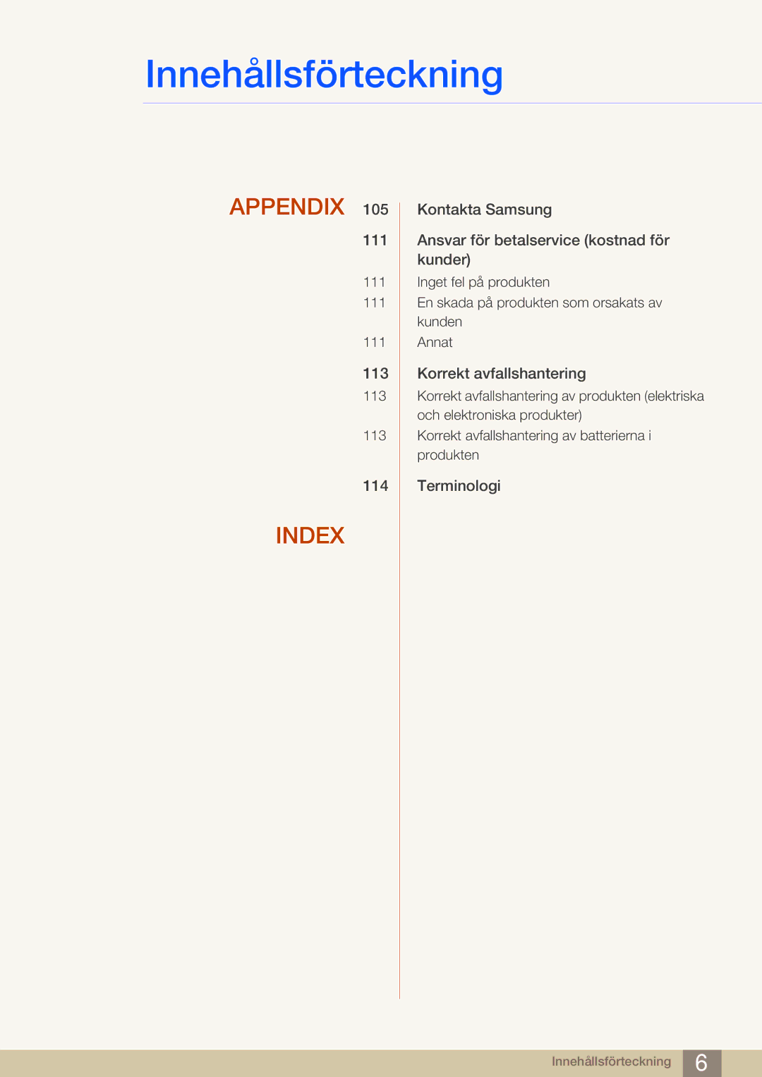 Samsung LF24NEBHBNM/EN, LF19NEBHBNM/EN, LF24NEBHBNU/EN, LF24FN1PFBZXEN manual Appendix 