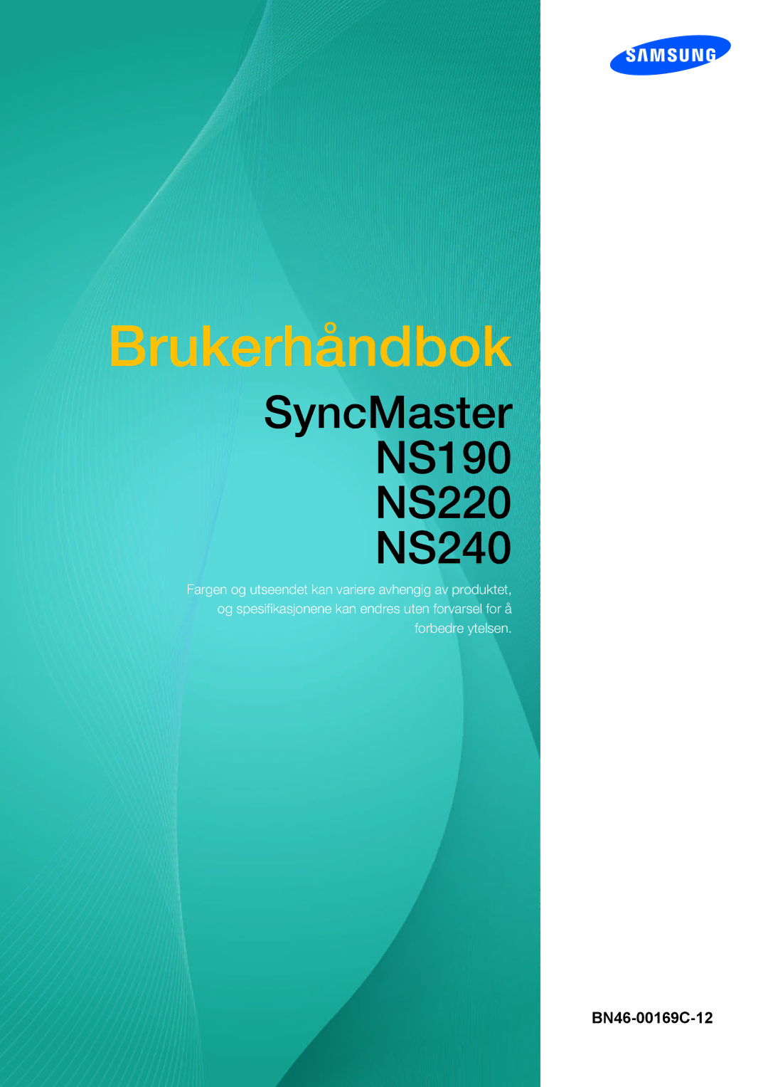 Samsung LF24NSBTBN/EN, LF19NSBTBN/EN, LF22NSBTBN/EN manual Brukerhåndbok 