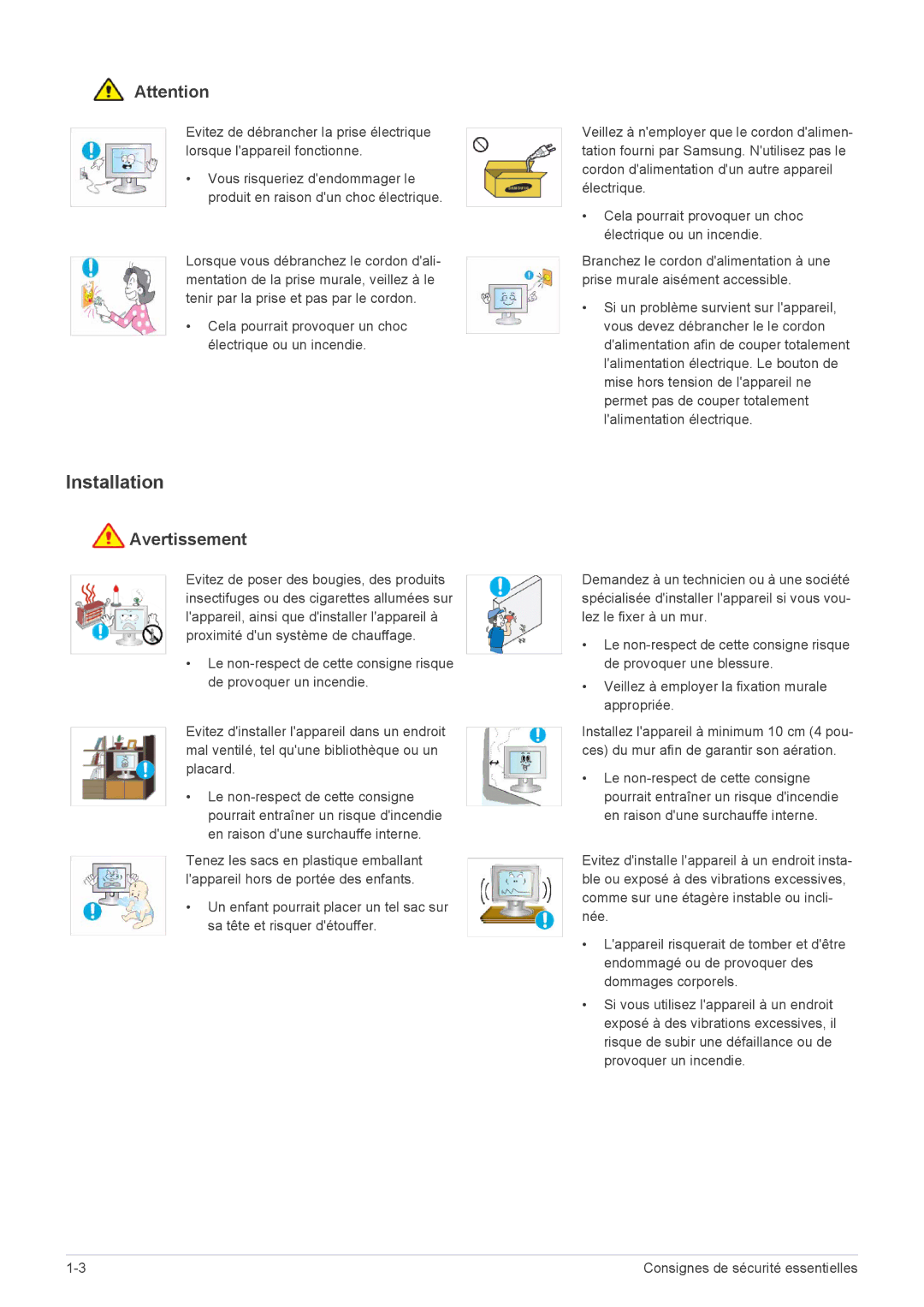 Samsung LF19PPBCB/EN, LF24PPBCB/EN, LF24PPBDB/EN manual Installation 