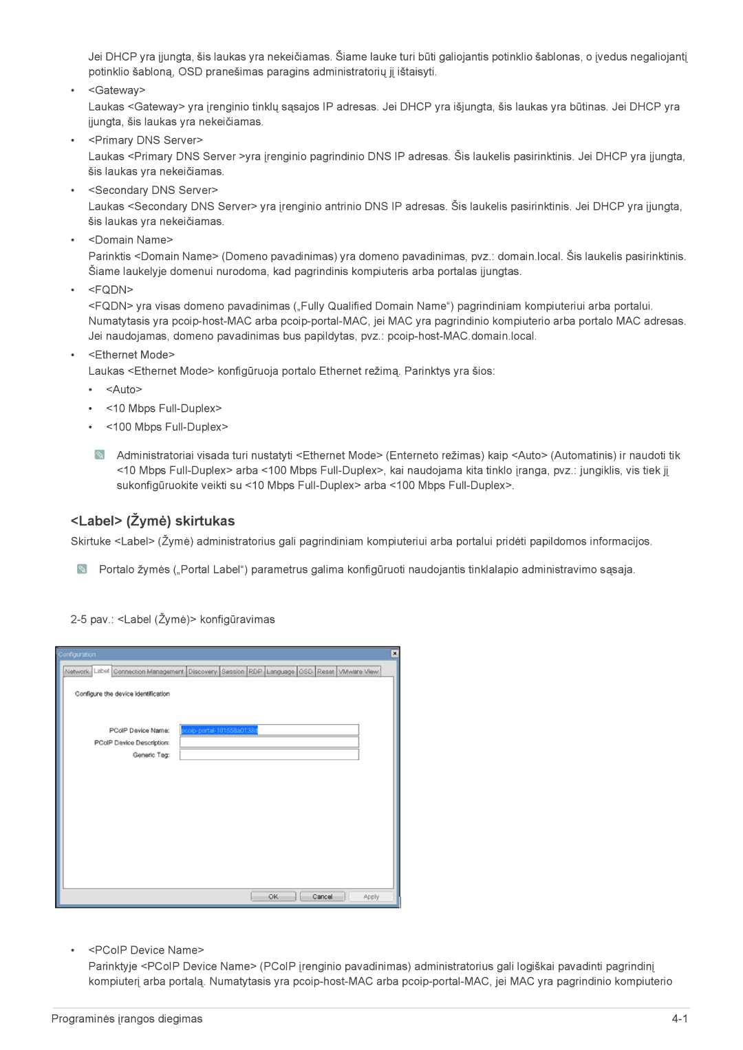 Samsung LF24PPBDB/EN, LF19PPBCB/EN, LF24PPBCB/EN manual Label Žymė skirtukas 