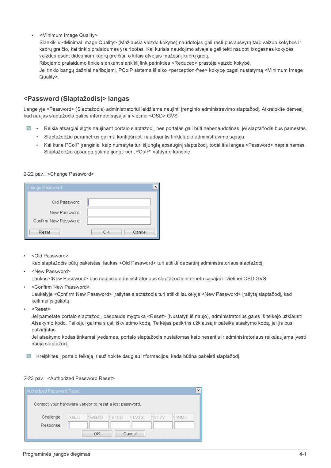 Samsung LF24PPBCB/EN, LF19PPBCB/EN, LF24PPBDB/EN manual Password Slaptažodis langas 