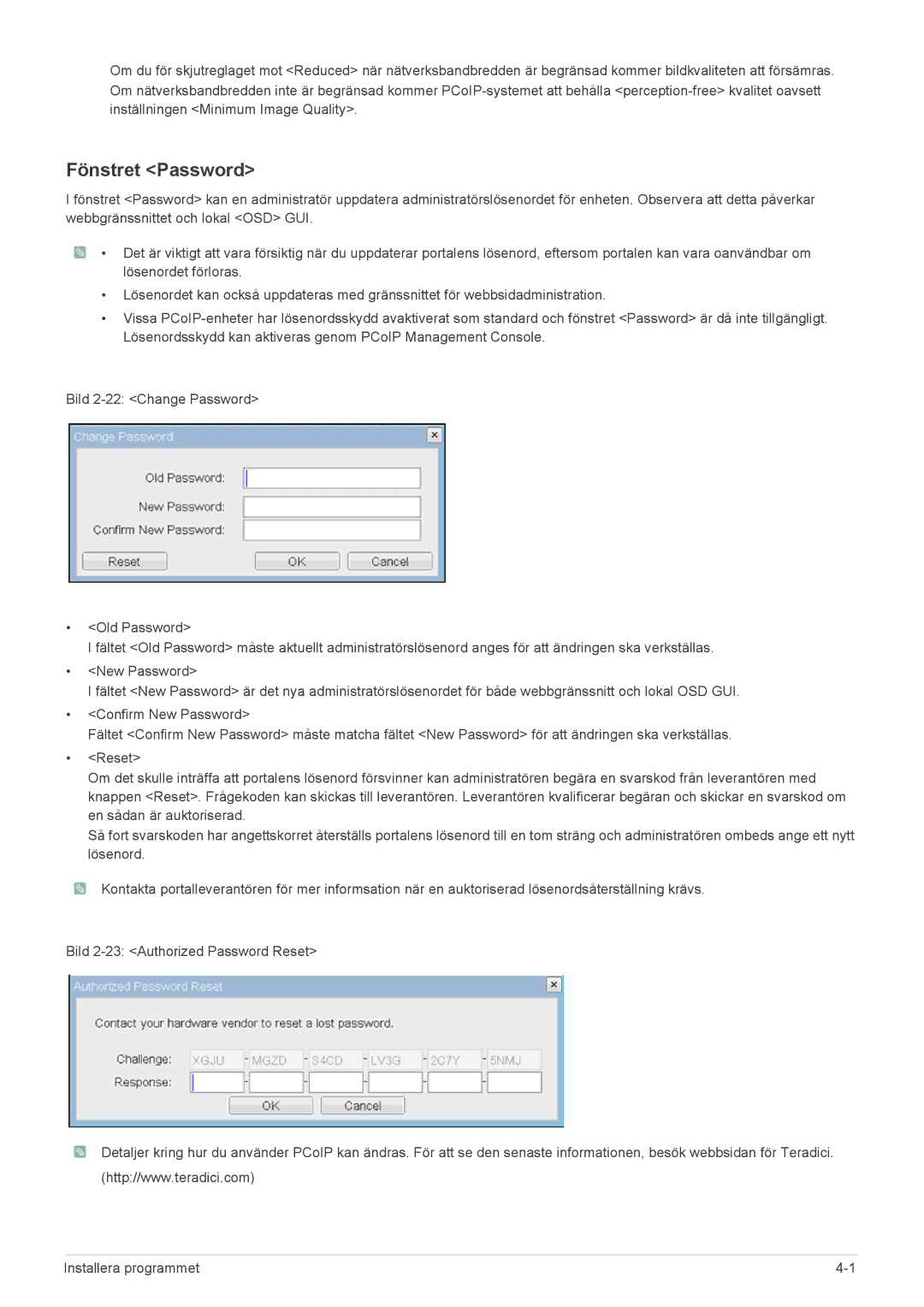 Samsung LF24PPBCB/EN, LF19PPBCB/EN manual Fönstret Password 