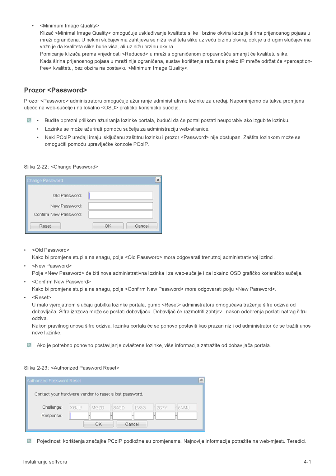 Samsung LF19PPBCB/EN manual Prozor Password 