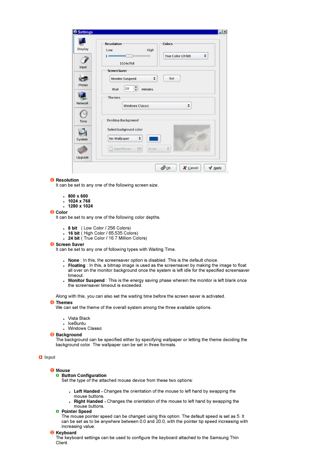 Samsung LF19SPZLSE/EDC, LF17SPZLSE/EDC manual Input 