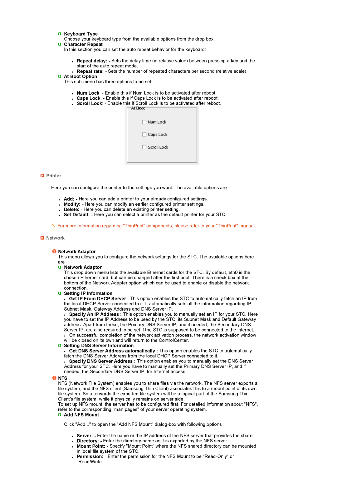 Samsung LF17SPZLSE/EDC, LF19SPZLSE/EDC manual Printer, Network 