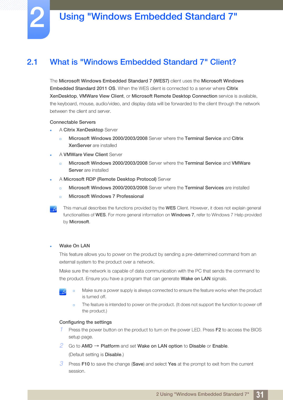 Samsung LF19TOWHBFM/UE, LF19TOWHBDM/EN manual Using Windows Embedded Standard, What is Windows Embedded Standard 7 Client? 