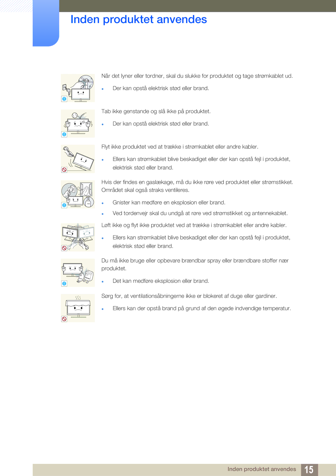 Samsung LF24TOWHBDM/EN, LF19TOWHBDM/EN, LF19TOWHBFM/EN, LF24TOWHBFM/EN manual Gas 