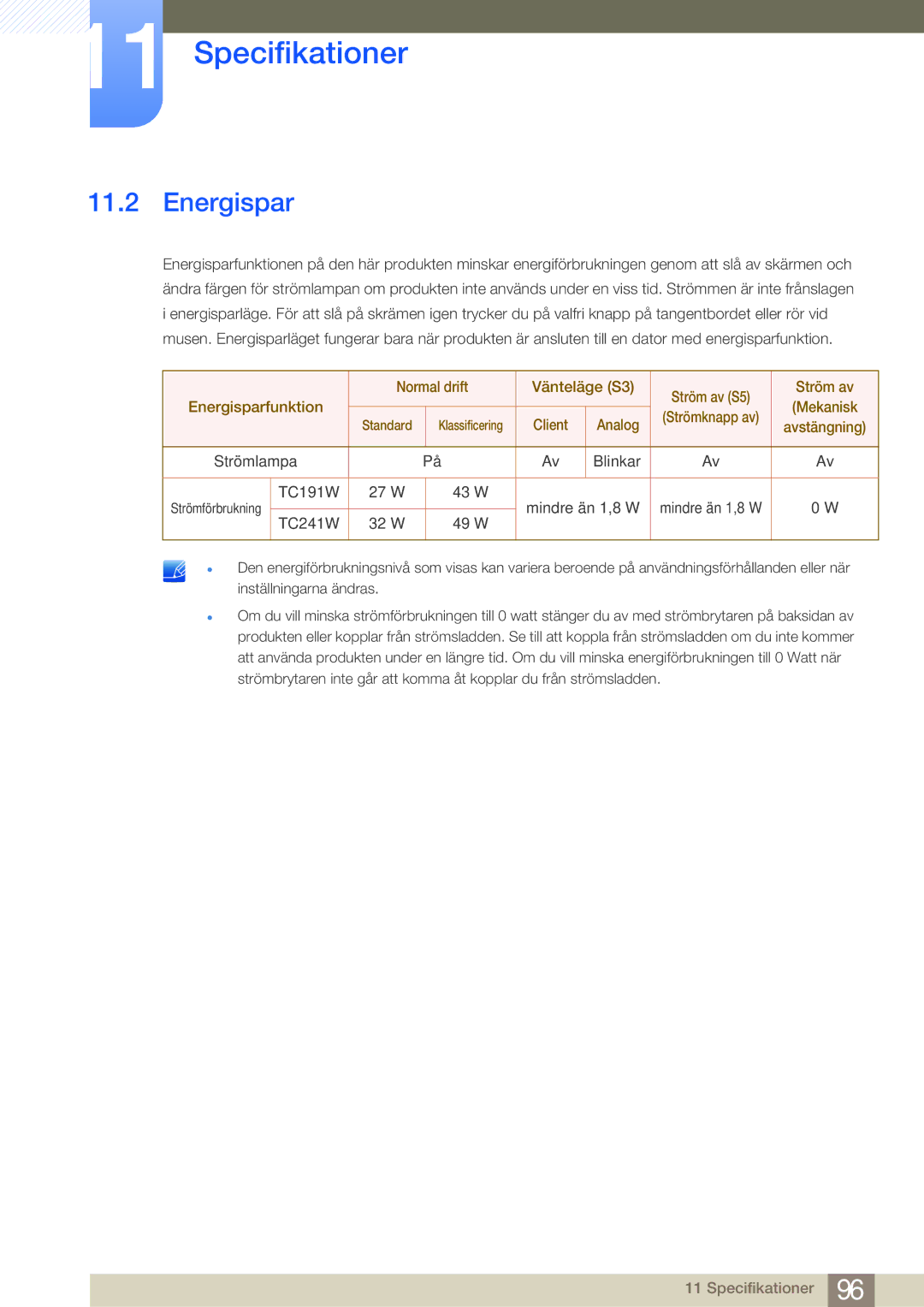 Samsung LF19TOWHBDM/EN, LF19TOWHBFM/EN, LF24TOWHBFM/EN, LF24TOWHBDM/EN manual Energispar, Client 