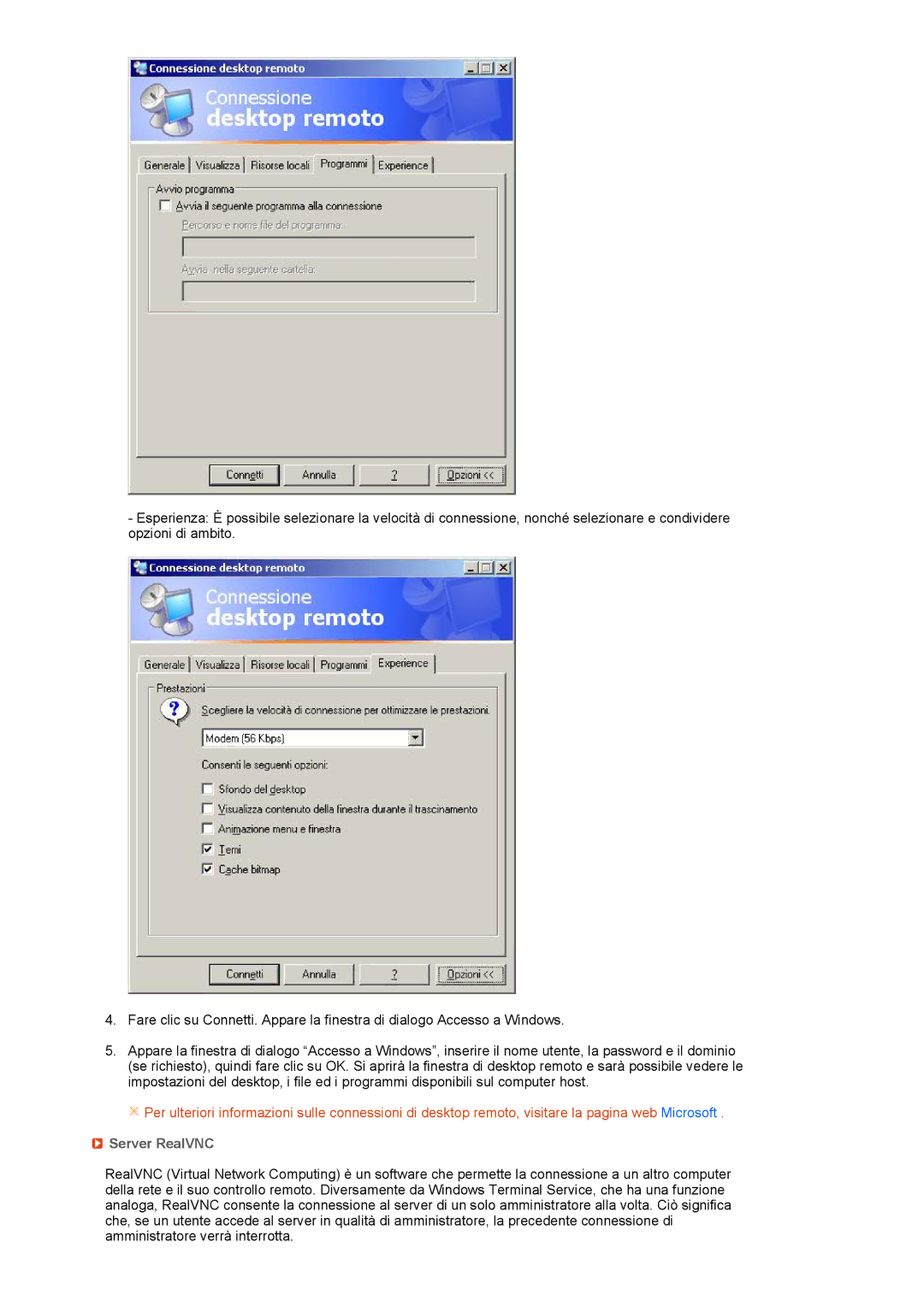 Samsung LF19TPTLSJ/EN, LF19TPTLSM/EDC, LH40MGPLBC/EN, LF17TPTLSN/EDC manual Server RealVNC 