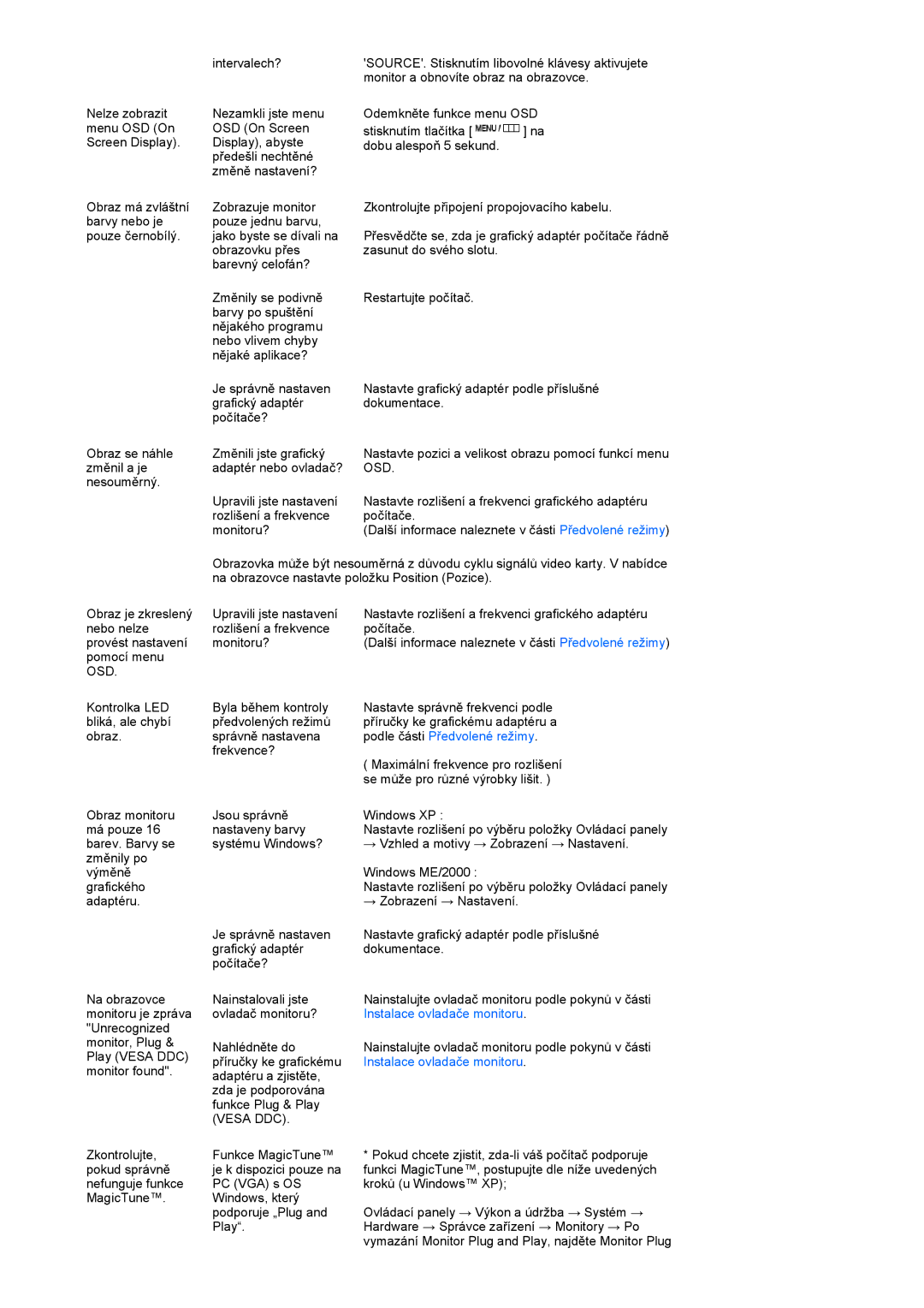 Samsung LH40MGPLBC/EN, LF19TPTLSM/EDC, LF19TPTLSJ/EN, LF17TPTLSN/EDC manual Osd 