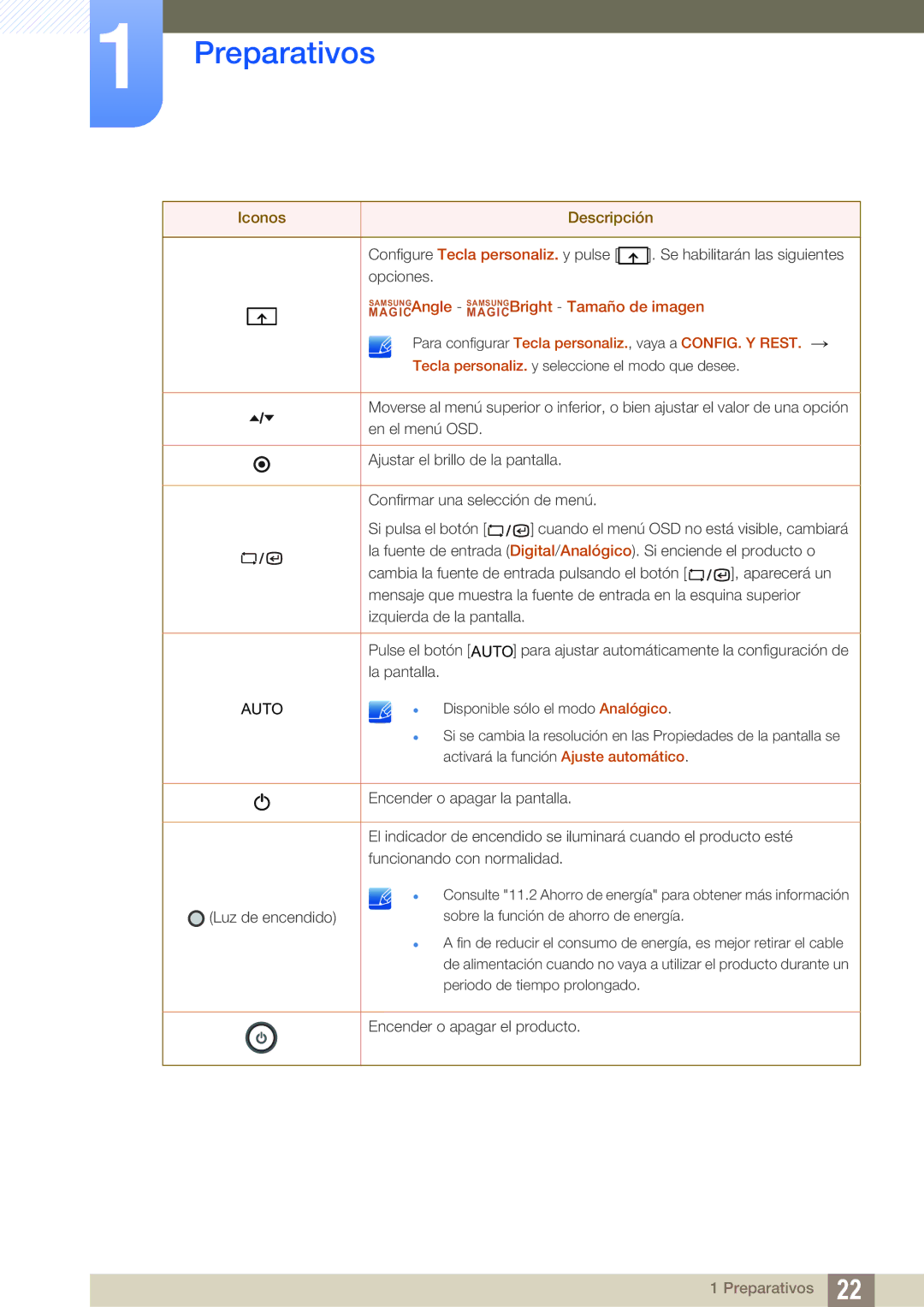 Samsung LF24TSCTBAN/EN, LF19TSCTBAN/EN, LF22TSCTBAN/EN manual Auto 