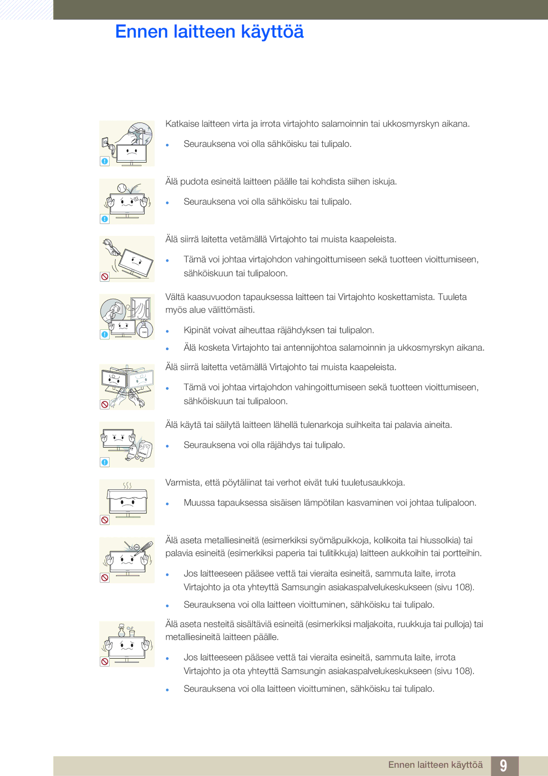 Samsung LF19TSCTBAN/EN, LF24TSCTBAN/EN, LF22TSCTBAN/EN manual Gas 