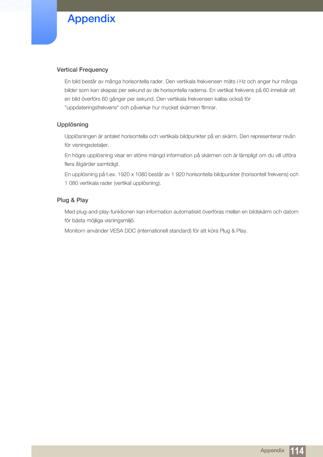 Samsung LF19TSCTBAN/EN, LF24TSCTBAN/EN, LF22TSCTBAN/EN manual Vertical Frequency 