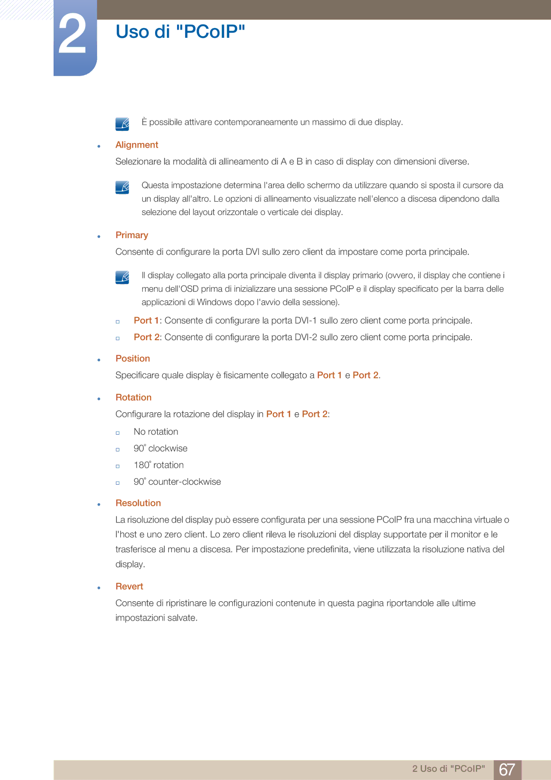 Samsung LF22FN1PFBZXEN manual  Alignment,  Primary,  Position,  Rotation,  Resolution,  Revert 