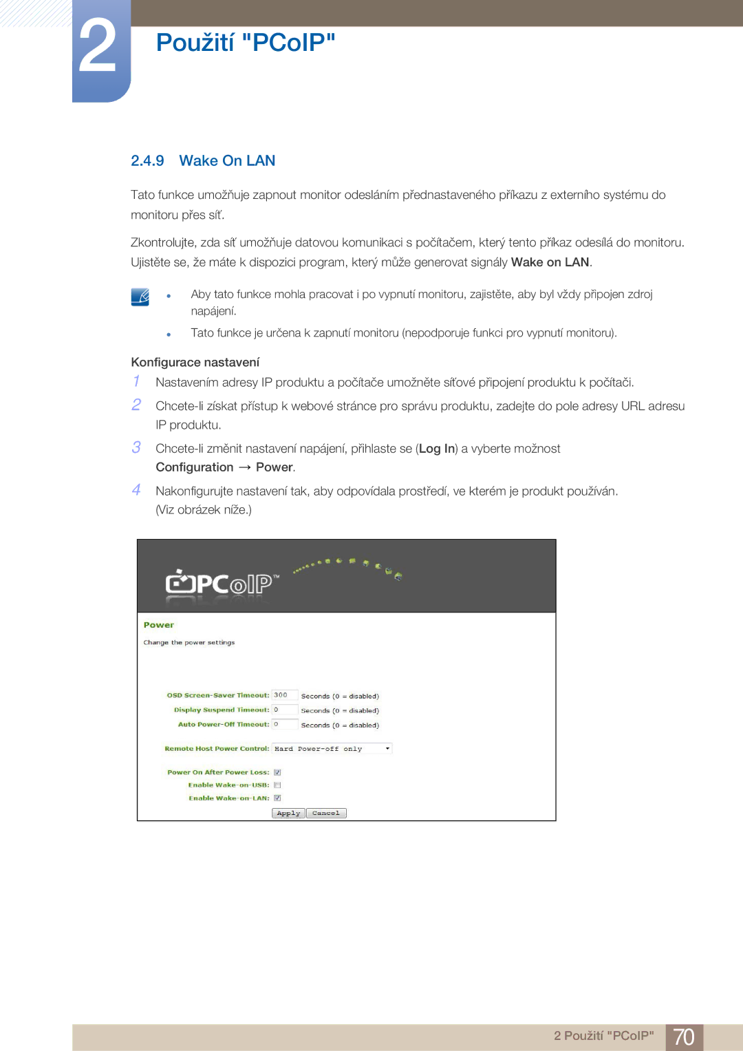 Samsung LF22FN1PFBZXEN manual Wake On LAN 