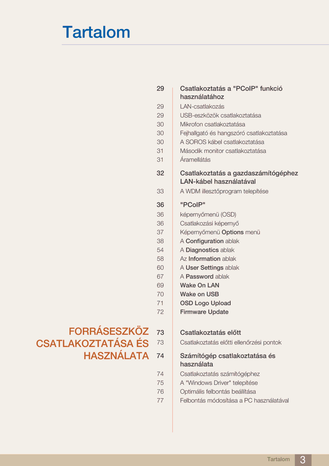 Samsung LF22FN1PFBZXEN manual Forráseszköz Csatlakoztatása ÉS Használata 