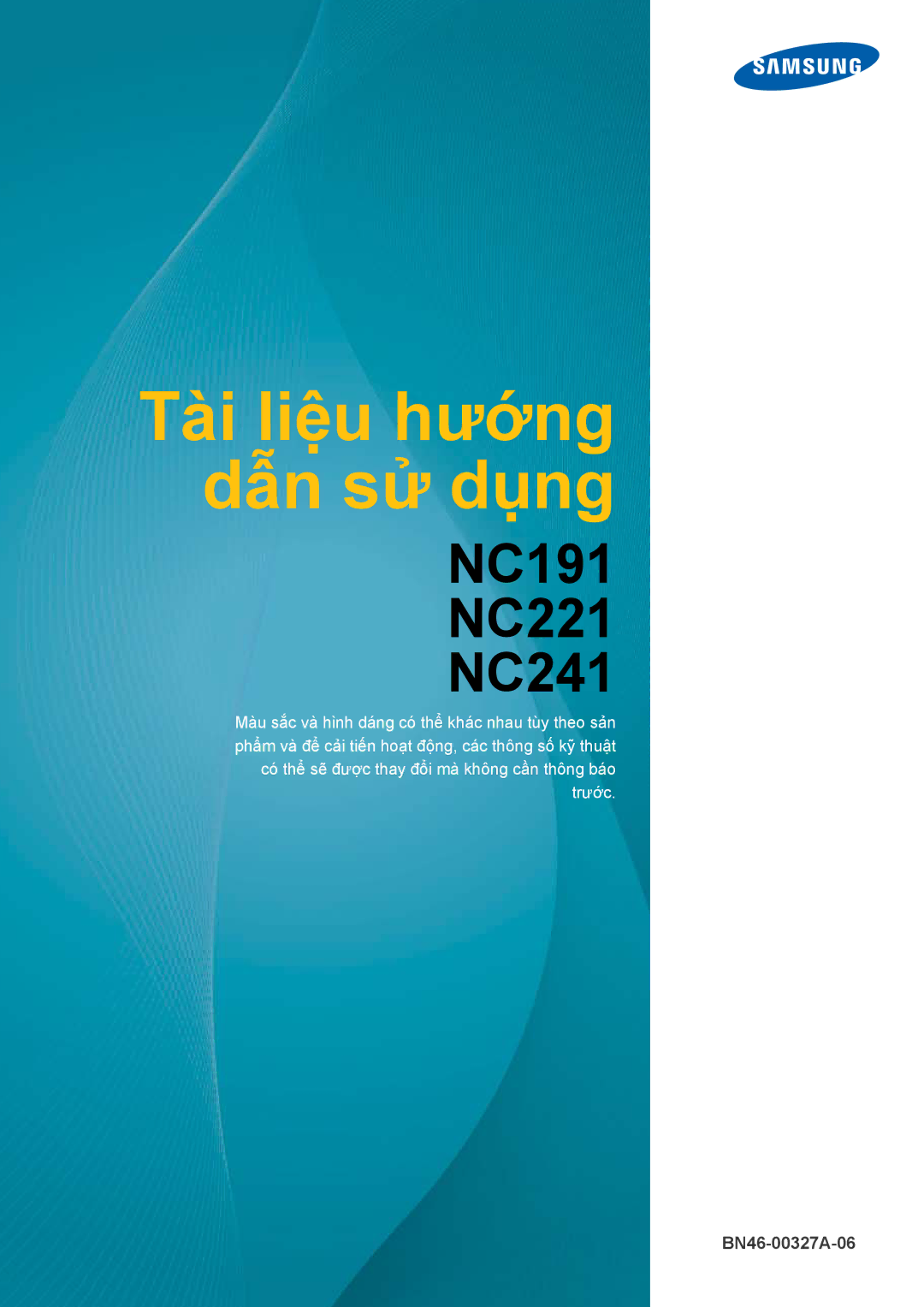 Samsung LF22NTBHBNU/XY, LF22FN1PFBZXXM, LF22NTBHBNM/XY manual Tài liệu hướng dẫn sử dụng 