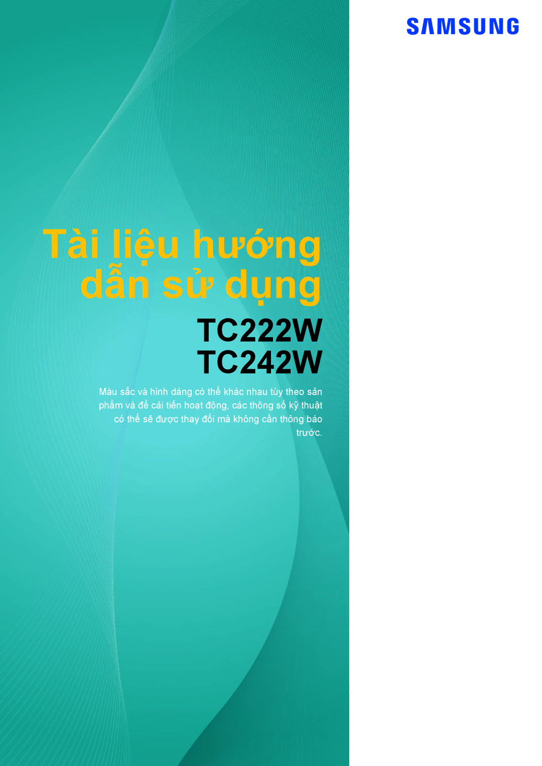 Samsung LF24FT2WFPZXXY, LF22FT2WFPZXXY manual Tài liệu hướng dẫn sử dụng 