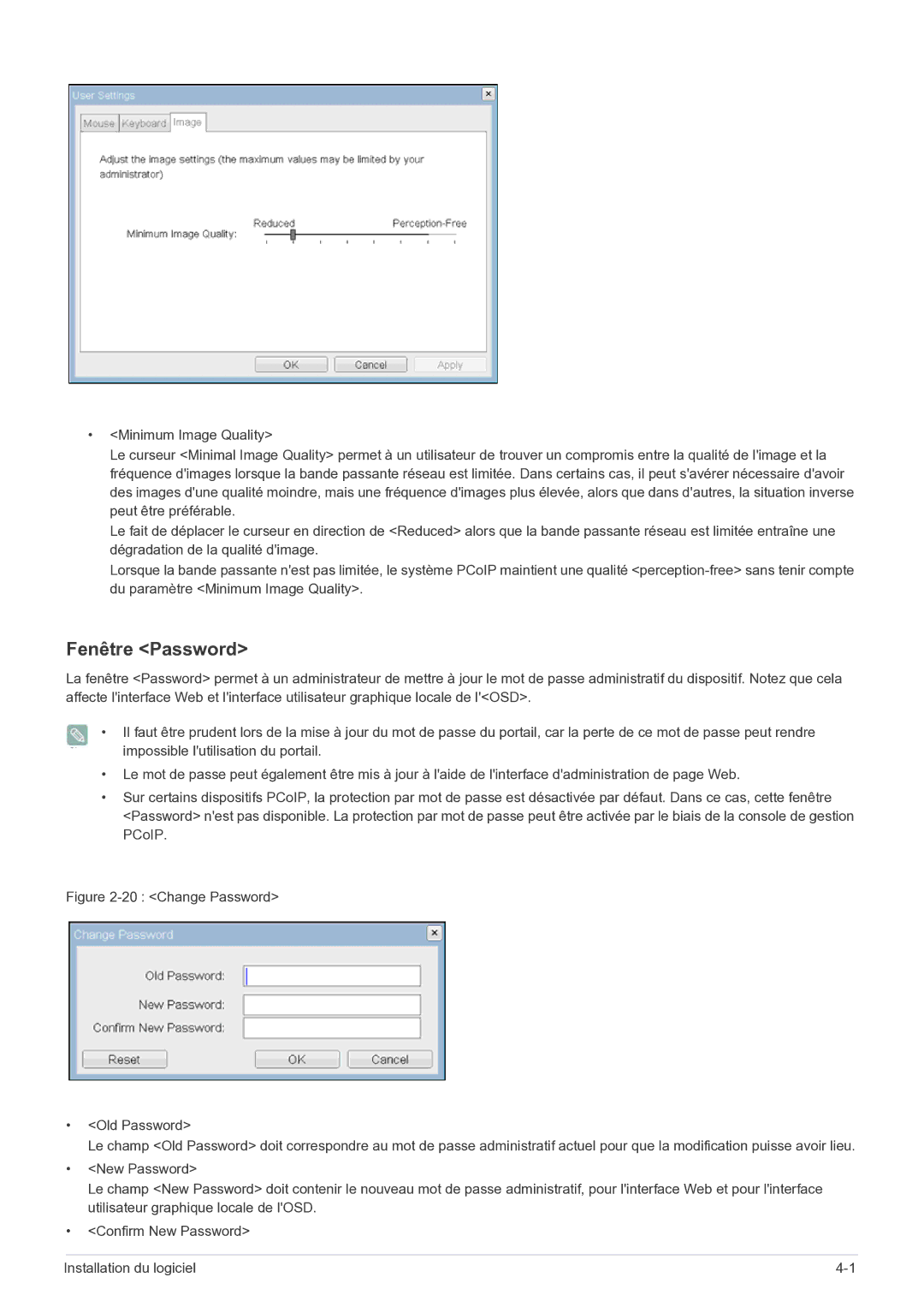 Samsung LF22NEBHBN/EN manual Fenêtre Password 