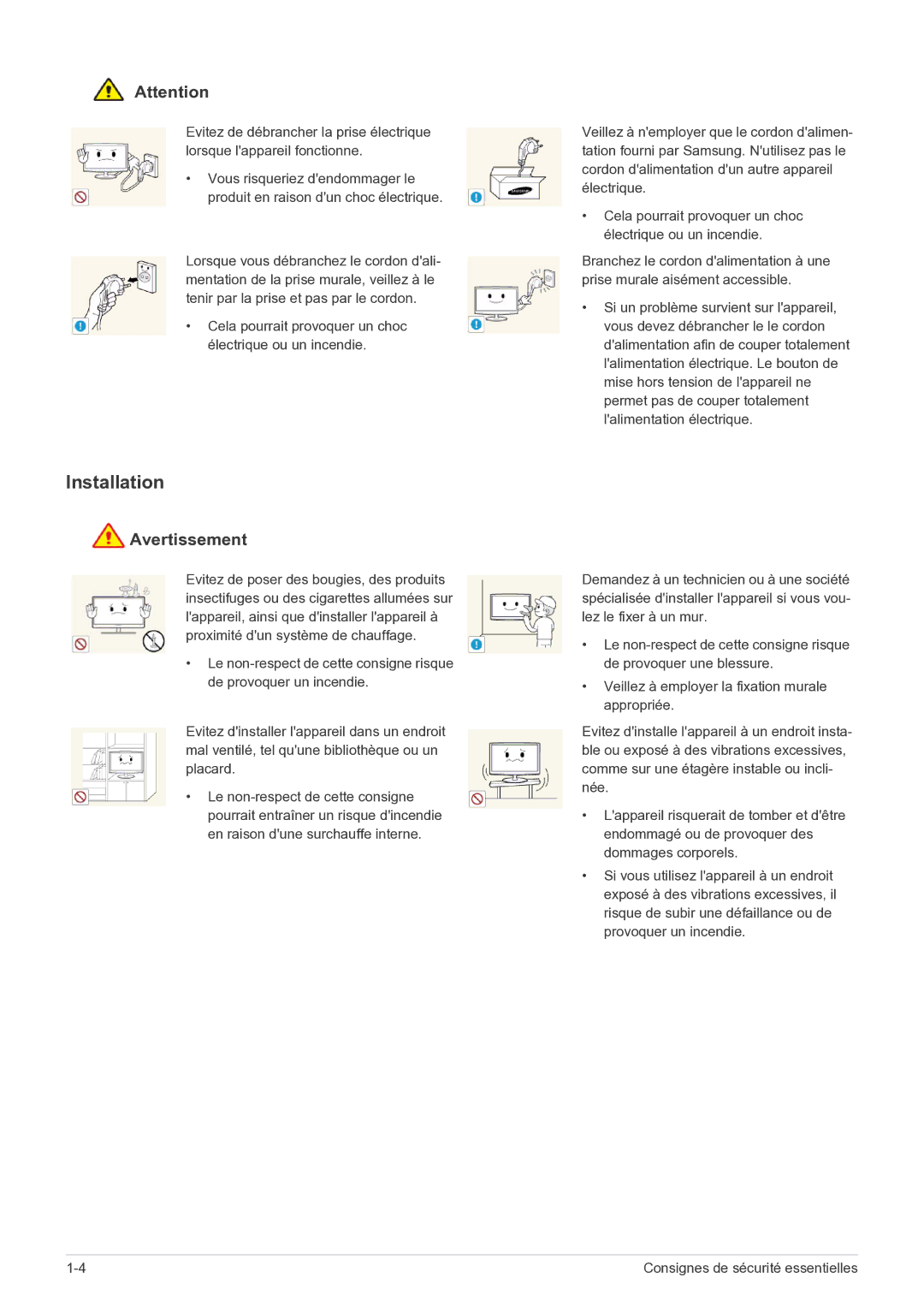 Samsung LF22NEBHBN/EN manual Installation 