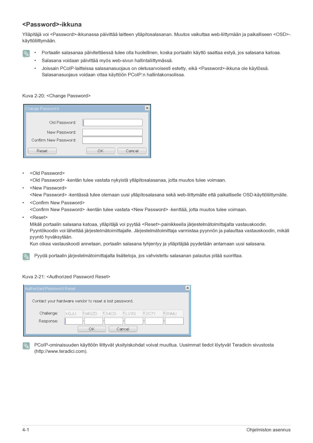 Samsung LF22NEBHBN/EN manual Password-ikkuna 