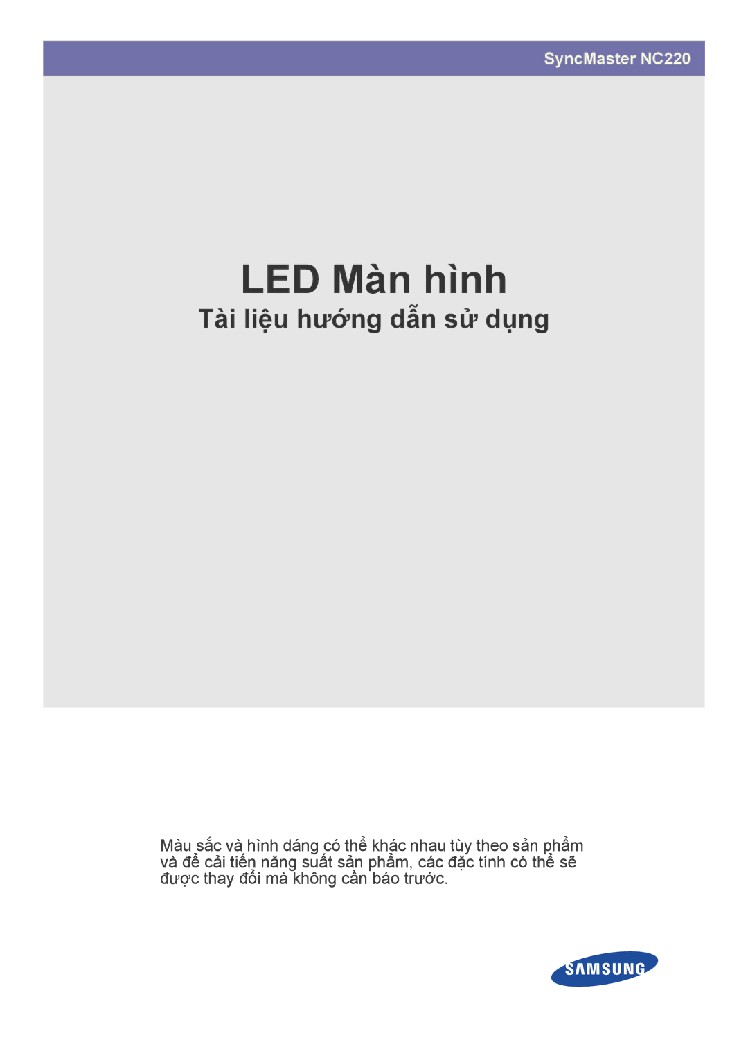 Samsung LF22NEBHBN/XY manual LED Màn hình 