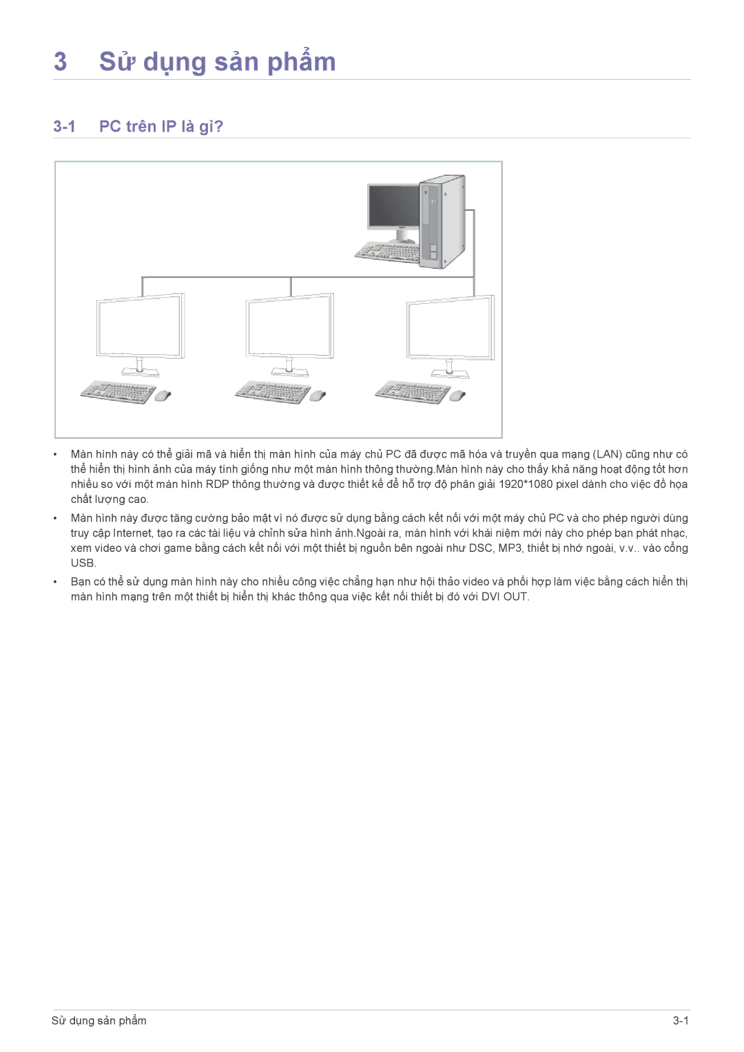 Samsung LF22NEBHBN/XY manual Sử dụng sản phẩm, PC trên IP là gì? 