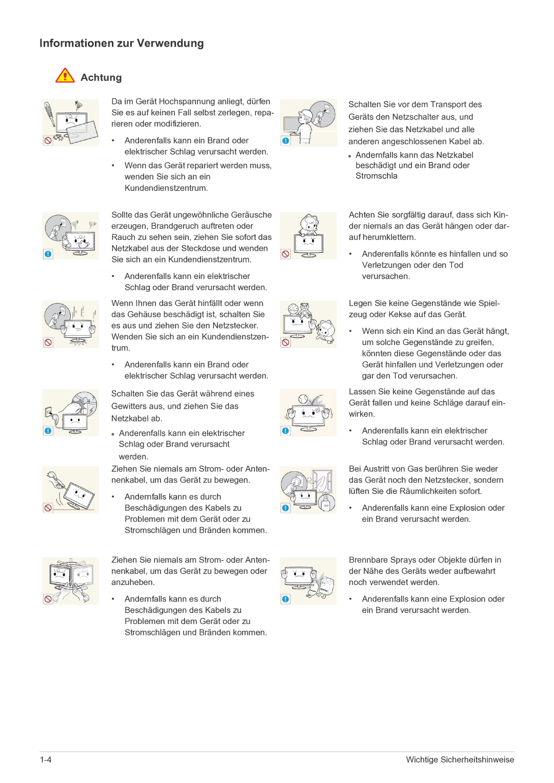 Samsung LF22NPBHBNP/EN manual Informationen zur Verwendung 