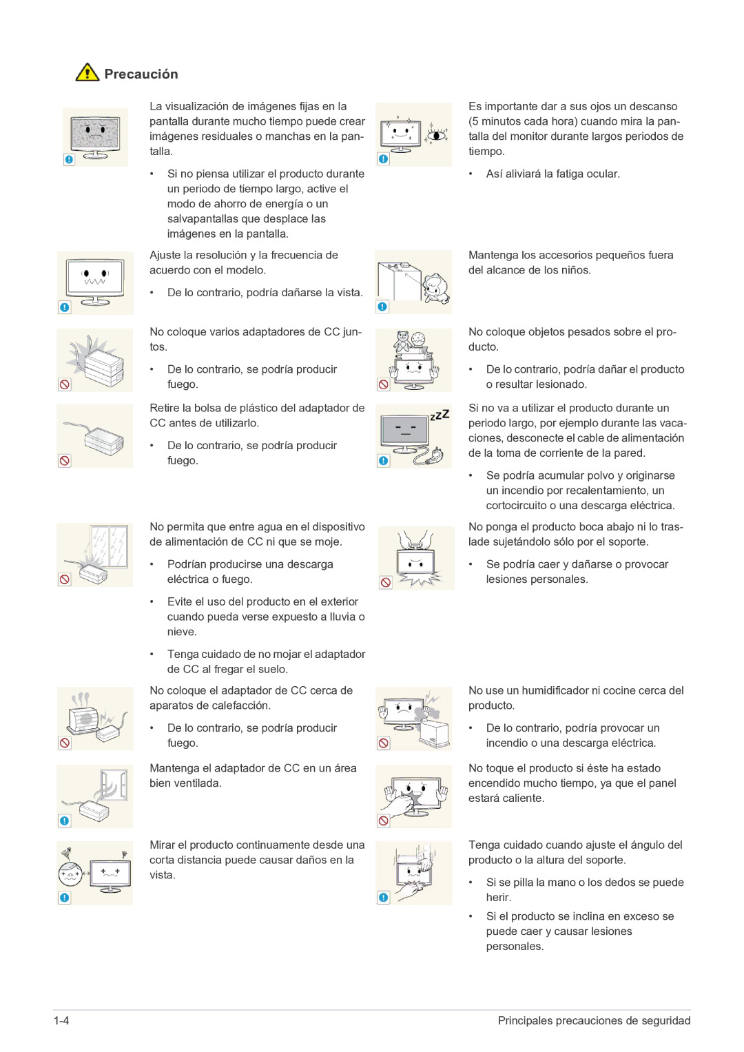 Samsung LF22NPBHBNP/EN manual Precaución 