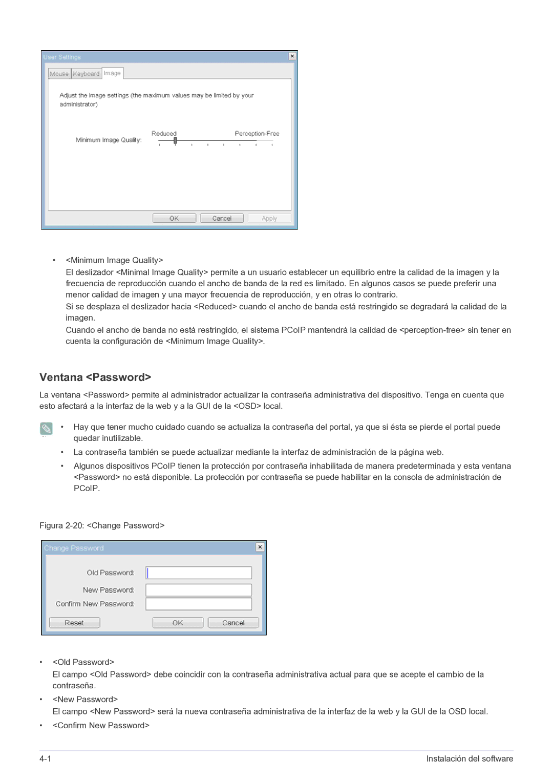 Samsung LF22NPBHBNP/EN manual Ventana Password 