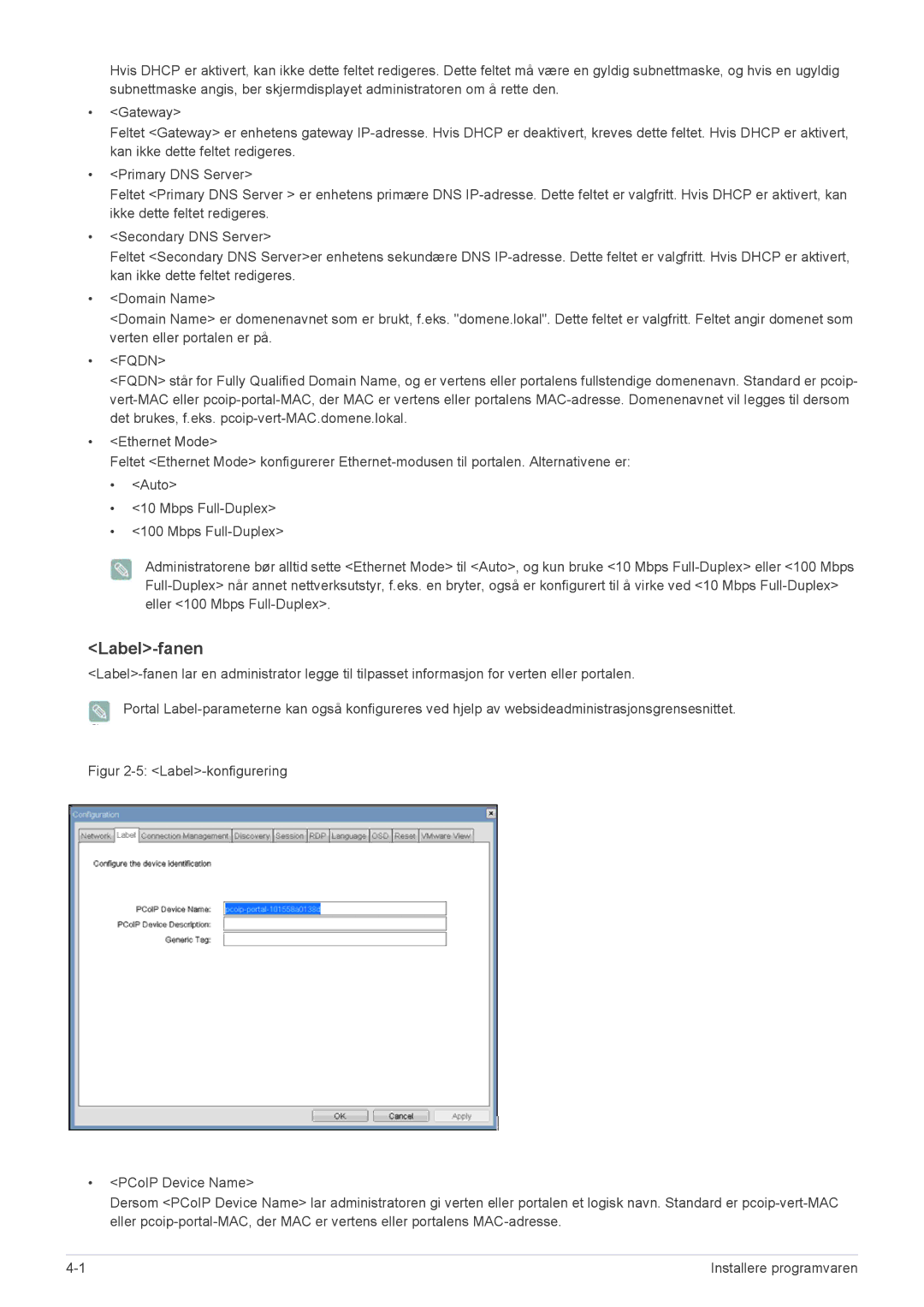 Samsung LF22NPBHBNP/EN manual Label-fanen 