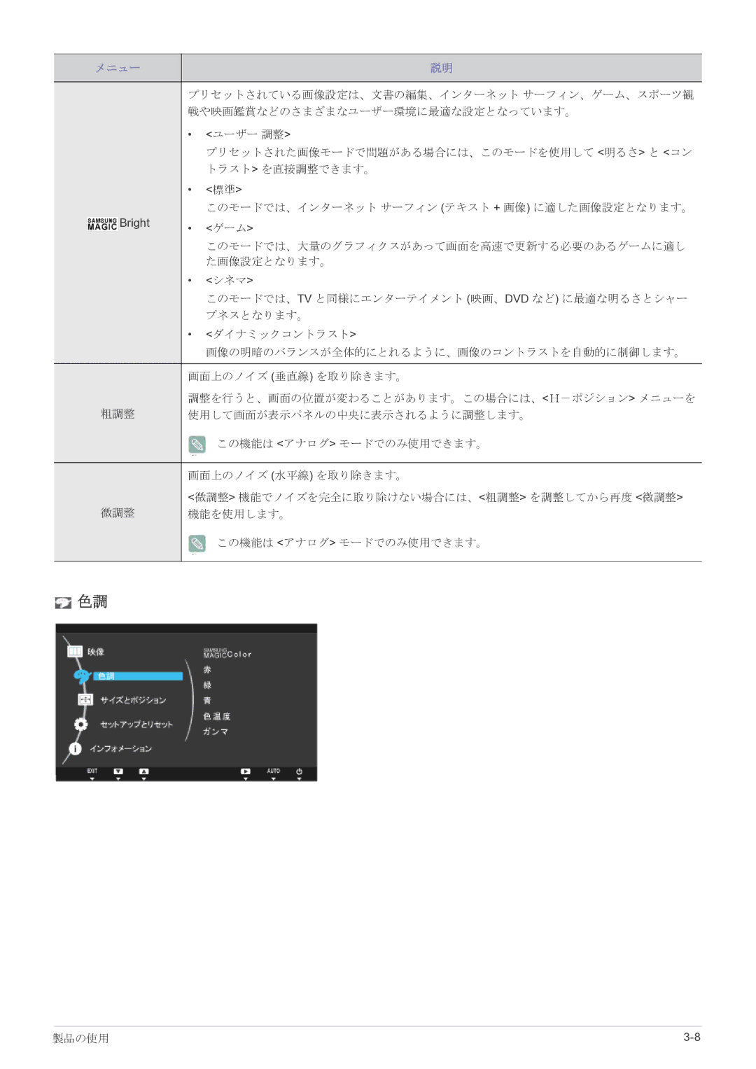 Samsung LF22NPBHBNP/XJ manual Bright ゲーム 