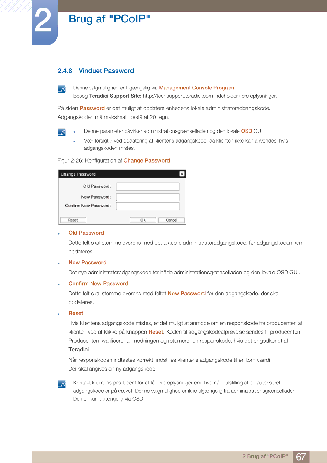 Samsung LF22NTBHBNM/EN manual Vinduet Password, Old Password, New Password 