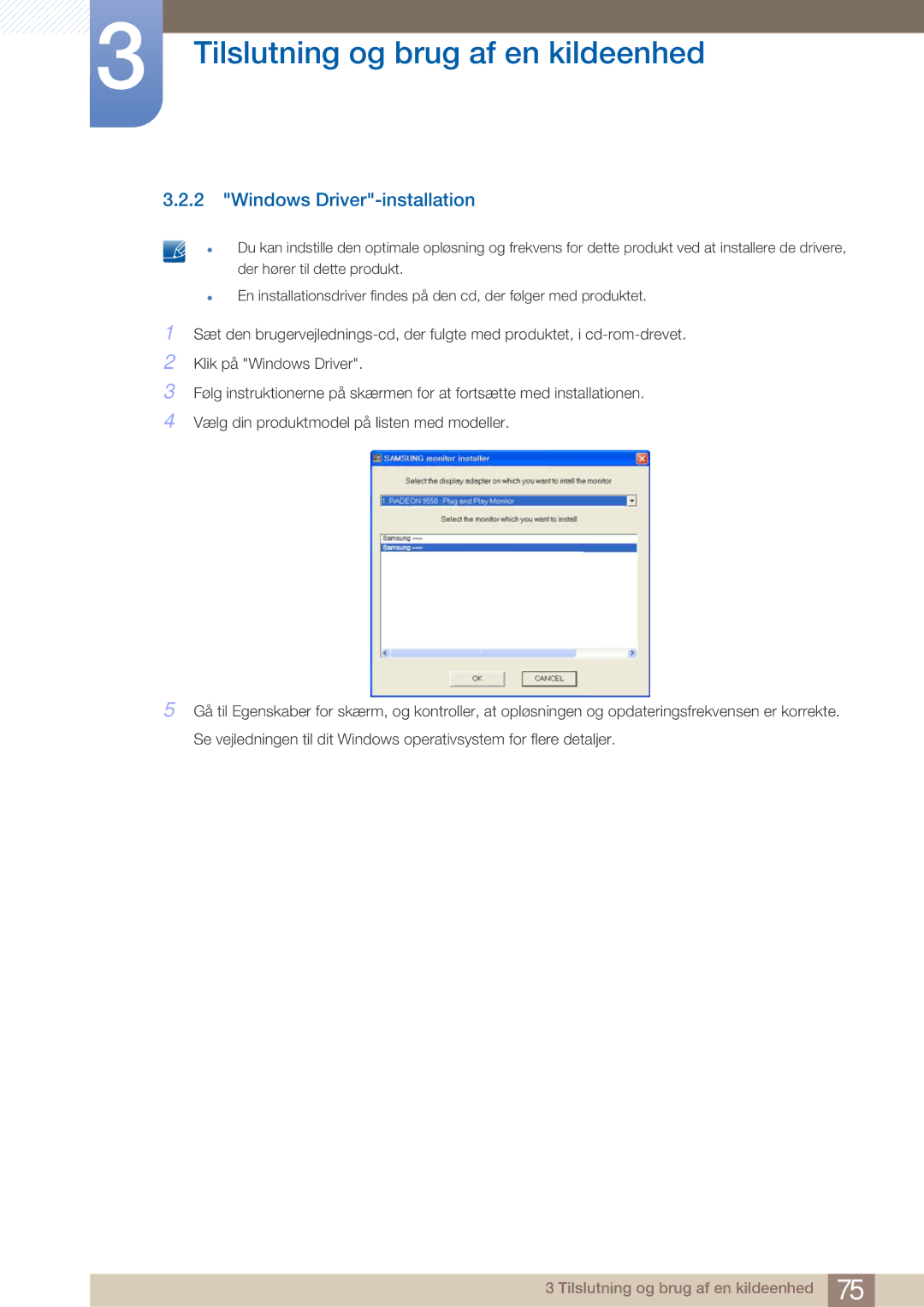 Samsung LF22NTBHBNM/EN manual Windows Driver-installation 