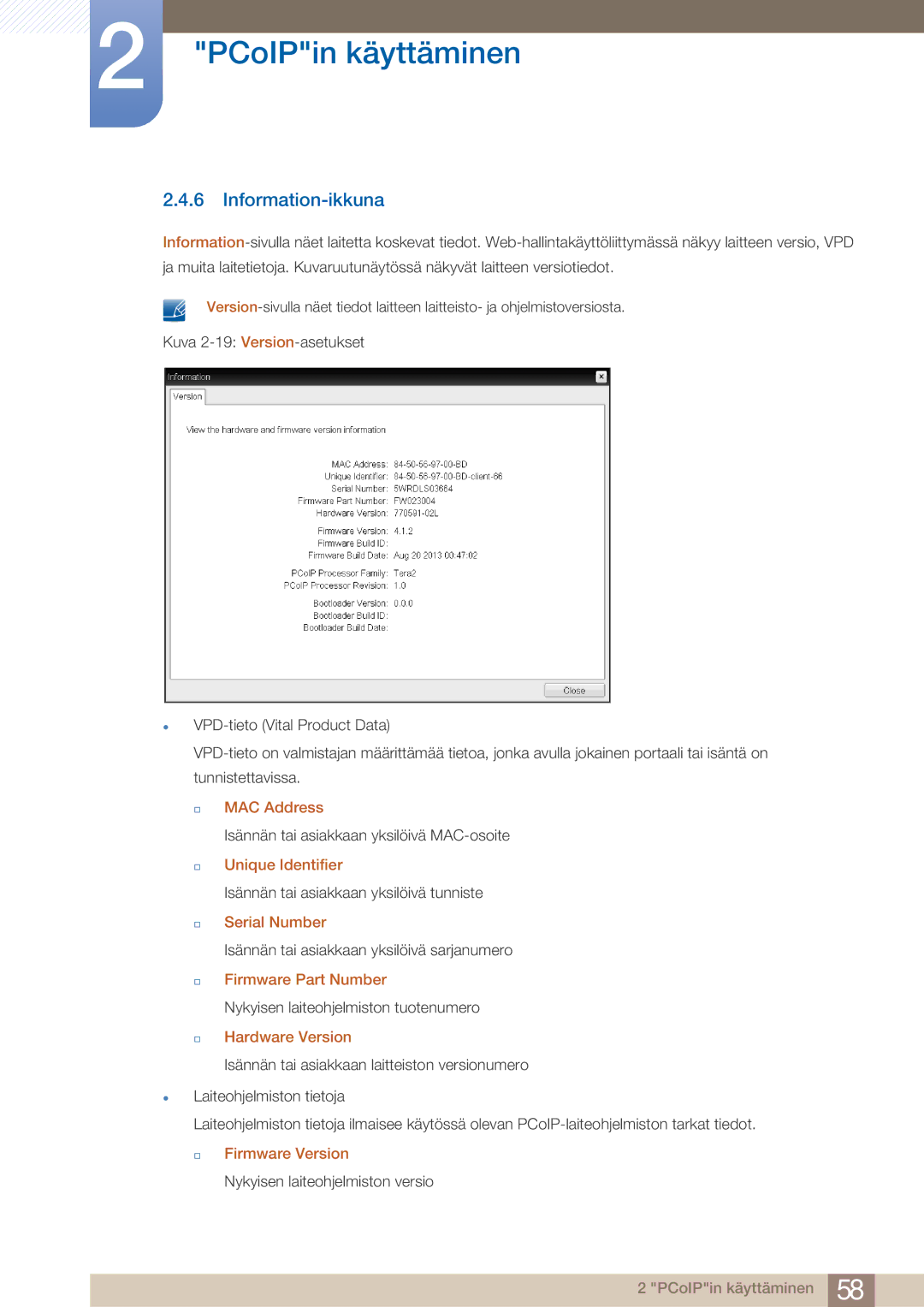 Samsung LF22NTBHBNM/EN manual Information-ikkuna 