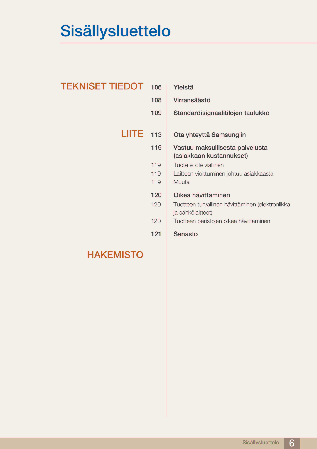 Samsung LF22NTBHBNM/EN manual Tekniset Tiedot 