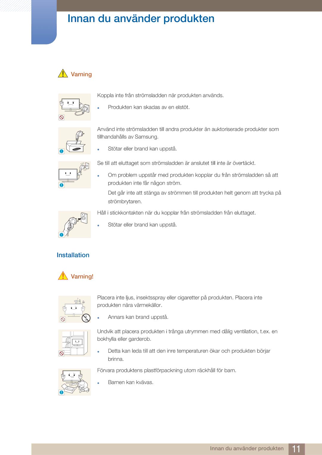 Samsung LF22NTBHBNM/EN manual Installation 